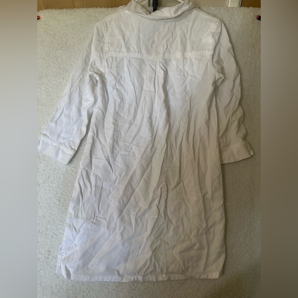 Maven West White Button Up Shirt Dress - Picture 2 of 5